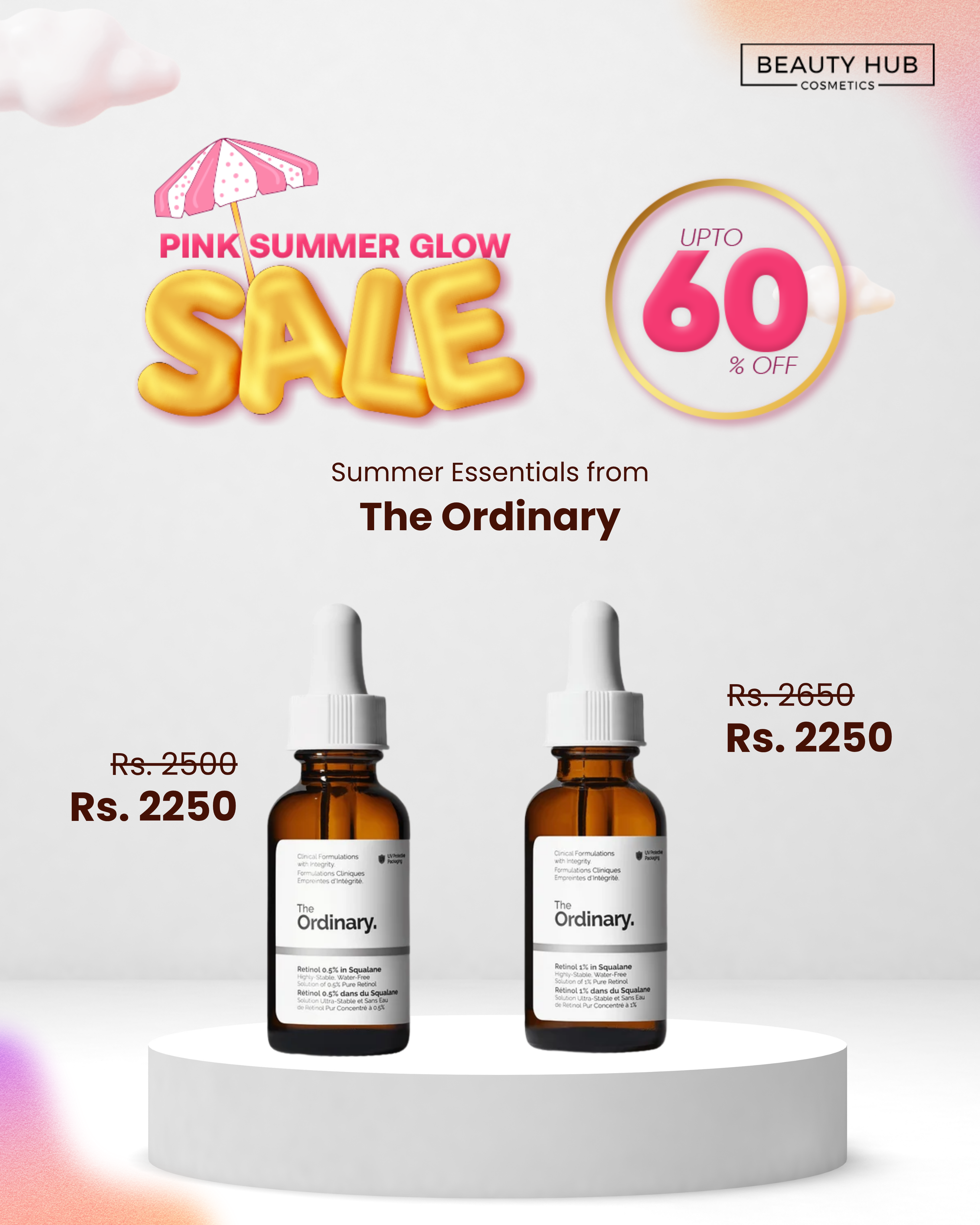 Pink glow summer sale